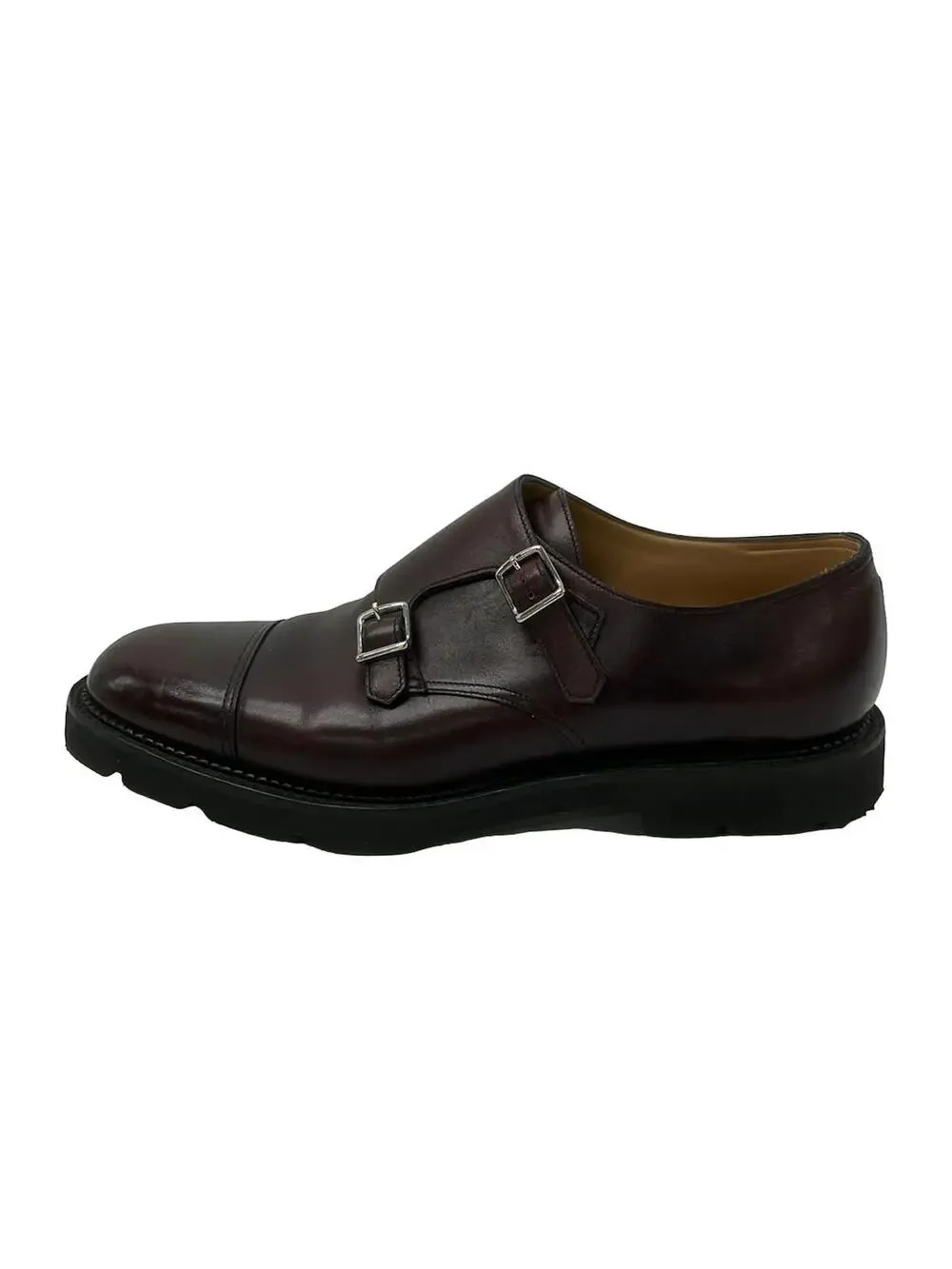Johnlobb Bordeaux Leather Men's Shoes #295506J68B